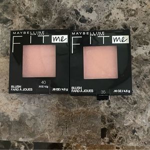 Maybelline FitMe Blush 0.16oz/4.5g Each Peach (40) Coral (35) Makeup Beauty New